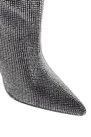 Women's Silver Thin Heeled Stone Boots | Derimod Women's Silver Thin Heeled Stone Boots | Derimod