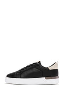 Men's Black Lace-up Leather Sneaker | Derimod Men's Black Lace-up Leather Sneaker | Derimod