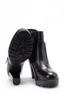 Women's Zippered Heeled Boots | Derimod Women's Zippered Heeled Boots | Derimod
