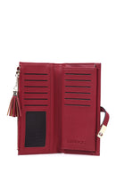 Women's Red Faux Leather Wallet | Derimod Women's Red Faux Leather Wallet | Derimod