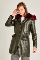 Annamaria Kadın Deri Ceket | Derimod Annamaria Kadın Deri Ceket | Derimod