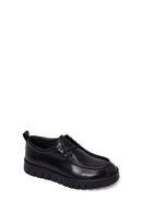 Male Black Lace-Up Thick-Soled Leather Casual Shoes | Derimod Male Black Lace-Up Thick-Soled Leather Casual Shoes | Derimod