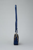 Printed Blue Women's Crossbody Bag | Derimod Printed Blue Women's Crossbody Bag | Derimod