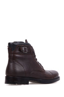 Soft Leather Zippered Men's Boots | Derimod Soft Leather Zippered Men's Boots | Derimod