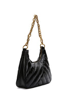 Women's Black Quilted Crossbody Bag | Derimod Women's Black Quilted Crossbody Bag | Derimod