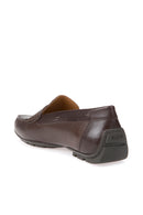 Geox Men's Brown U Moner 2Fit Casual Leather Loafer | Derimod Geox Men's Brown U Moner 2Fit Casual Leather Loafer | Derimod