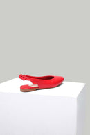 Kırmızı Kadın Deri Ayakkabı | Derimod Kırmızı Kadın Deri Ayakkabı | Derimod