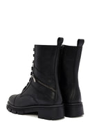 Women's Black Zippered Boots | Derimod Women's Black Zippered Boots | Derimod