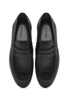 Erkek Siyah Deri Klasik Loafer | Derimod Erkek Siyah Deri Klasik Loafer | Derimod