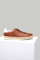 Delikli Taba Erkek Deri Espadril | Derimod Delikli Taba Erkek Deri Espadril | Derimod