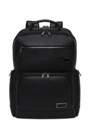 D-Pack Unisex Black Leather Backpack | Derimod D-Pack Unisex Black Leather Backpack | Derimod