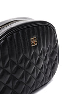 Women's Black Long Strap Quilted Crossbody Bag | Derimod Women's Black Long Strap Quilted Crossbody Bag | Derimod
