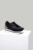 Yüksek Tabanlı Kadın Sneaker | Derimod Yüksek Tabanlı Kadın Sneaker | Derimod