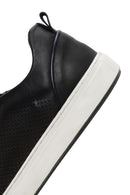 Men's Green Lace-up Leather Sneaker | Derimod Men's Green Lace-up Leather Sneaker | Derimod