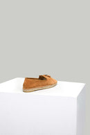 Püskül Detaylı Hardal Kadın Deri Espadril | Derimod Püskül Detaylı Hardal Kadın Deri Espadril | Derimod