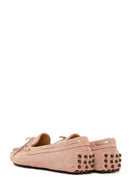 Woman Powder Tasselled Suede Loafer | Derimod Woman Powder Tasselled Suede Loafer | Derimod