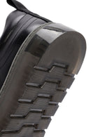Erkek Siyah Bağcıklı Deri Sneaker | Derimod Erkek Siyah Bağcıklı Deri Sneaker | Derimod