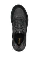 Geox Men Black Nebula Lace-Up Fabric Sneaker | Derimod Geox Men Black Nebula Lace-Up Fabric Sneaker | Derimod