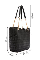Women's Black Printed Shoulder Bag | Derimod Women's Black Printed Shoulder Bag | Derimod