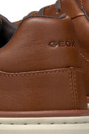 Geox Men's Tan Zackerty Lace-Up Leather Casual Shoes | Derimod Geox Men's Tan Zackerty Lace-Up Leather Casual Shoes | Derimod