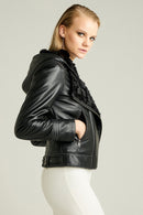 Cindy Kadın Deri Ceket | Derimod Cindy Kadın Deri Ceket | Derimod