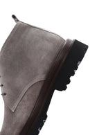 Men's Mink Suede Leather Casual Boots | Derimod Men's Mink Suede Leather Casual Boots | Derimod