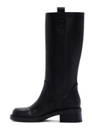 Women's Black Leather Boots | Derimod Women's Black Leather Boots | Derimod