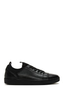 Erkek Siyah Deri Sneaker | Derimod Erkek Siyah Deri Sneaker | Derimod