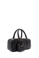 Kadın Siyah Uzun Askılı Aksesuar Detaylı Kol Çantası | Derimod Kadın Siyah Uzun Askılı Aksesuar Detaylı Kol Çantası | Derimod