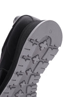Men's Black Leather Casual Sneaker | Derimod Men's Black Leather Casual Sneaker | Derimod