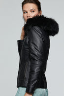 Elena Kadın Siyah Mont | Derimod Elena Kadın Siyah Mont | Derimod