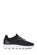 Geox Kadın Siyah Spherica Bağcıklı Kumaş Sneaker | Derimod Geox Kadın Siyah Spherica Bağcıklı Kumaş Sneaker | Derimod