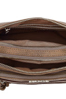Woman Mink Crossbody Bag | Derimod Woman Mink Crossbody Bag | Derimod