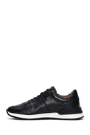 Men's Black Leather Sneaker | Derimod Men's Black Leather Sneaker | Derimod
