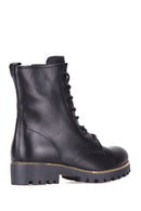 Lace-Up Women's Leather Boots | Derimod Lace-Up Women's Leather Boots | Derimod