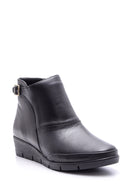 Women's Leather Wedge Heeled Boots | Derimod Women's Leather Wedge Heeled Boots | Derimod