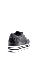 Kadın Yılan Derisi Detaylı Sneaker | Derimod Kadın Yılan Derisi Detaylı Sneaker | Derimod