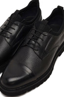 Men's Black Lace-Up Leather Casual Shoes | Derimod Men's Black Lace-Up Leather Casual Shoes | Derimod