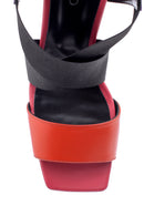 Women's Leather Thick Heeled Sandals | Derimod Women's Leather Thick Heeled Sandals | Derimod
