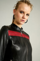 Rapsodi Kadın Deri Ceket | Derimod Rapsodi Kadın Deri Ceket | Derimod