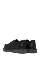 Male Black Lace-Up Thick-Soled Leather Casual Shoes | Derimod Male Black Lace-Up Thick-Soled Leather Casual Shoes | Derimod