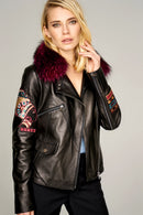 Esmeralda Kadın Deri Ceket | Derimod Esmeralda Kadın Deri Ceket | Derimod