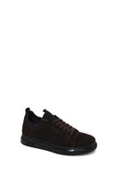 Erkek Kahverengi Bağcıklı Süet Deri Sneaker | Derimod Erkek Kahverengi Bağcıklı Süet Deri Sneaker | Derimod