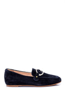 Women's Suede Buckle Loafer | Derimod Women's Suede Buckle Loafer | Derimod