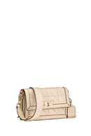 Geox Kadın Beyaz Veriana Kapitone Deri Çapraz Çanta | Derimod Geox Kadın Beyaz Veriana Kapitone Deri Çapraz Çanta | Derimod