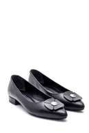 Women's Leather Buckle Ballerinas | Derimod Women's Leather Buckle Ballerinas | Derimod