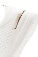 Skechers Women's Black Billion Lace-Up Zipper Detail Leather Sneaker | Derimod Skechers Women's Black Billion Lace-Up Zipper Detail Leather Sneaker | Derimod