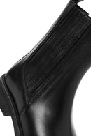 Women's Black Leather Chelsea Boots | Derimod Women's Black Leather Chelsea Boots | Derimod