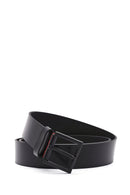Men's Black Leather Belt | Derimod Men's Black Leather Belt | Derimod