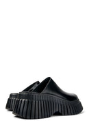 Camper Kadın Siyah Bcn Kalın Tabanlı Deri Terlik | Derimod Camper Kadın Siyah Bcn Kalın Tabanlı Deri Terlik | Derimod